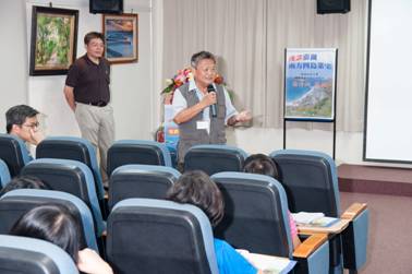 海管處呂志廣副處長回應民眾對於澎湖南方四島經營管理及綠能發展之提問