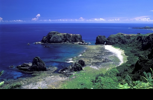 海參坪北側有發達的柱狀玄武岩節理，展現出獨特的火山地質。趙仁方教授提供