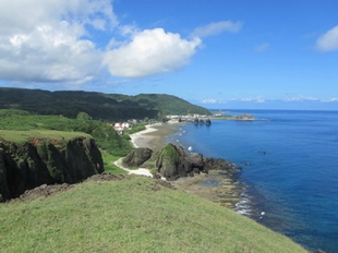 綠島牛頭山上俯瞰公館海域