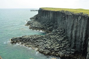 澎湖南方四島國家公園的柱狀玄武岩