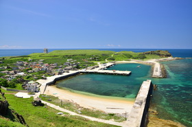 俯瞰「澎湖南方四島國家公園」東吉嶼。